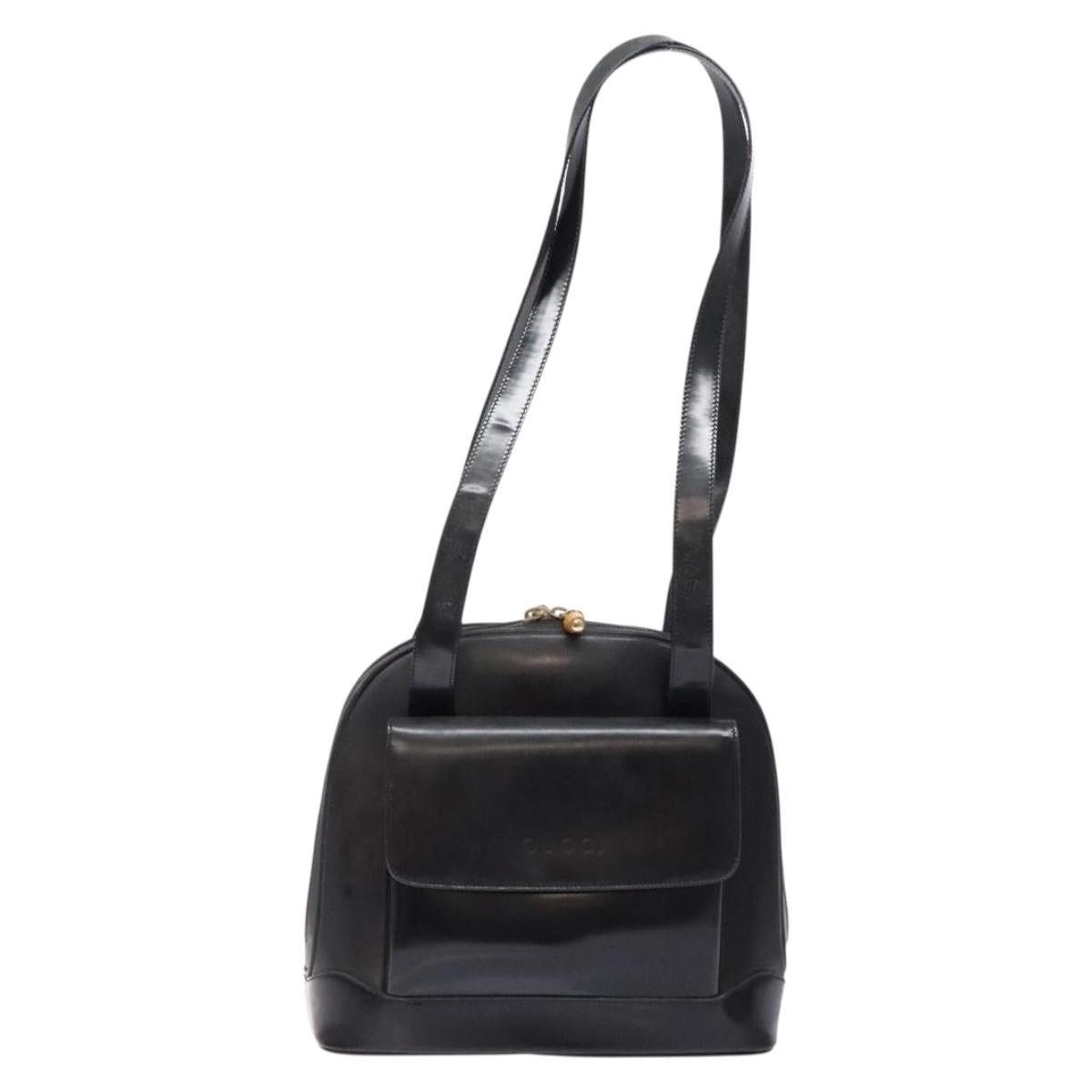 Gucci GUCCI Shoulder Bag Leather Black Gold 001 3444 001 3444 Size ONE SIZE - 2 Thumbnail