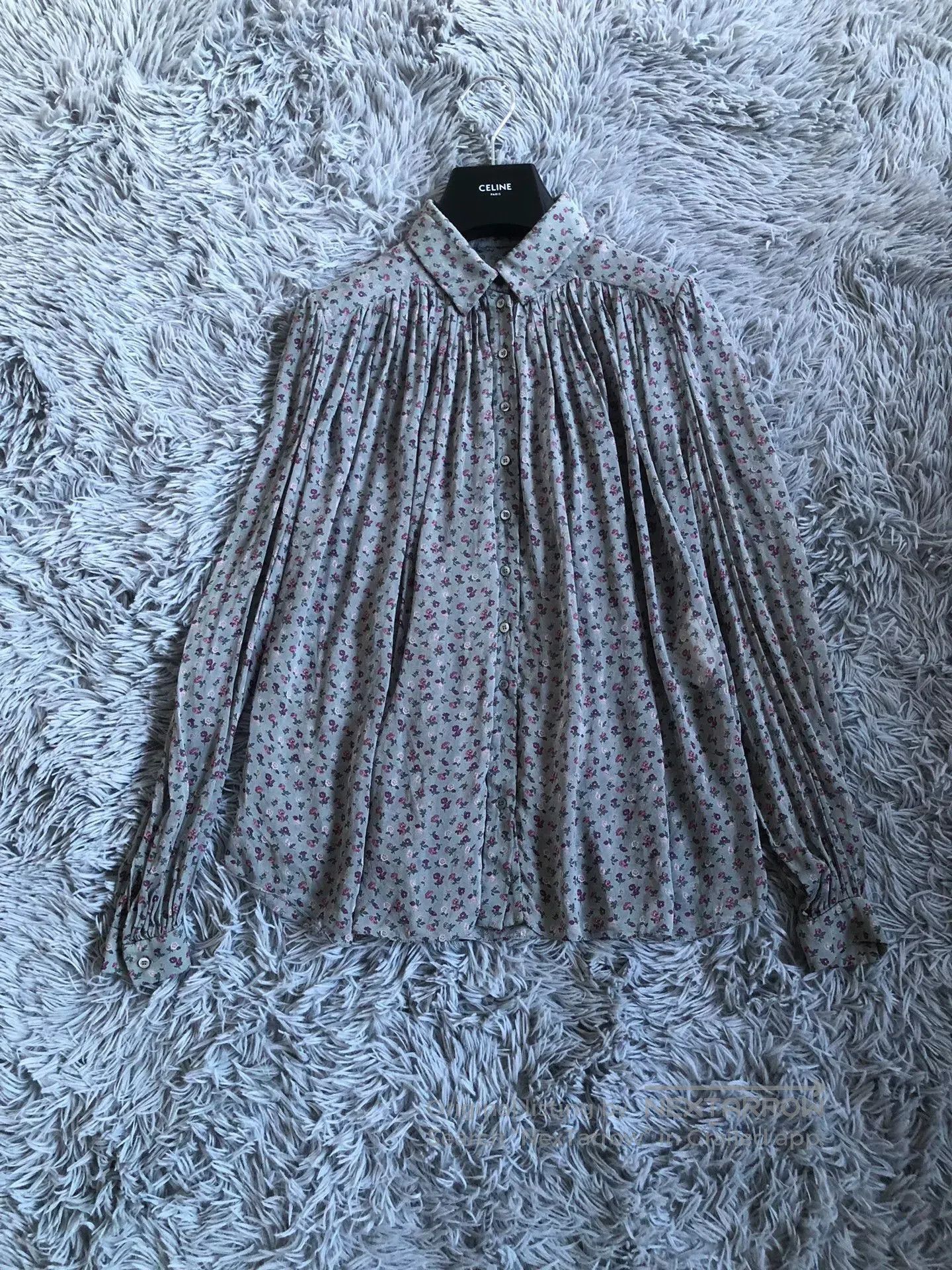 Saint Laurent Paris Saint Laurent 14SS Floral Silk Shirt. Size XS / US 0-2 / IT 36-38 - 1 Thumbnail