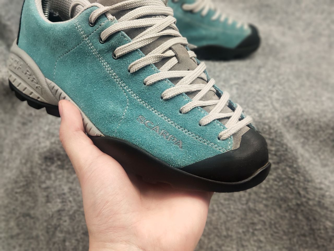 Vibram Scarpa Mojito gore-tex Sneaker Suede Leather Hiking Shoes Size US 6.5 / EU 39-40 - 19 Thumbnail