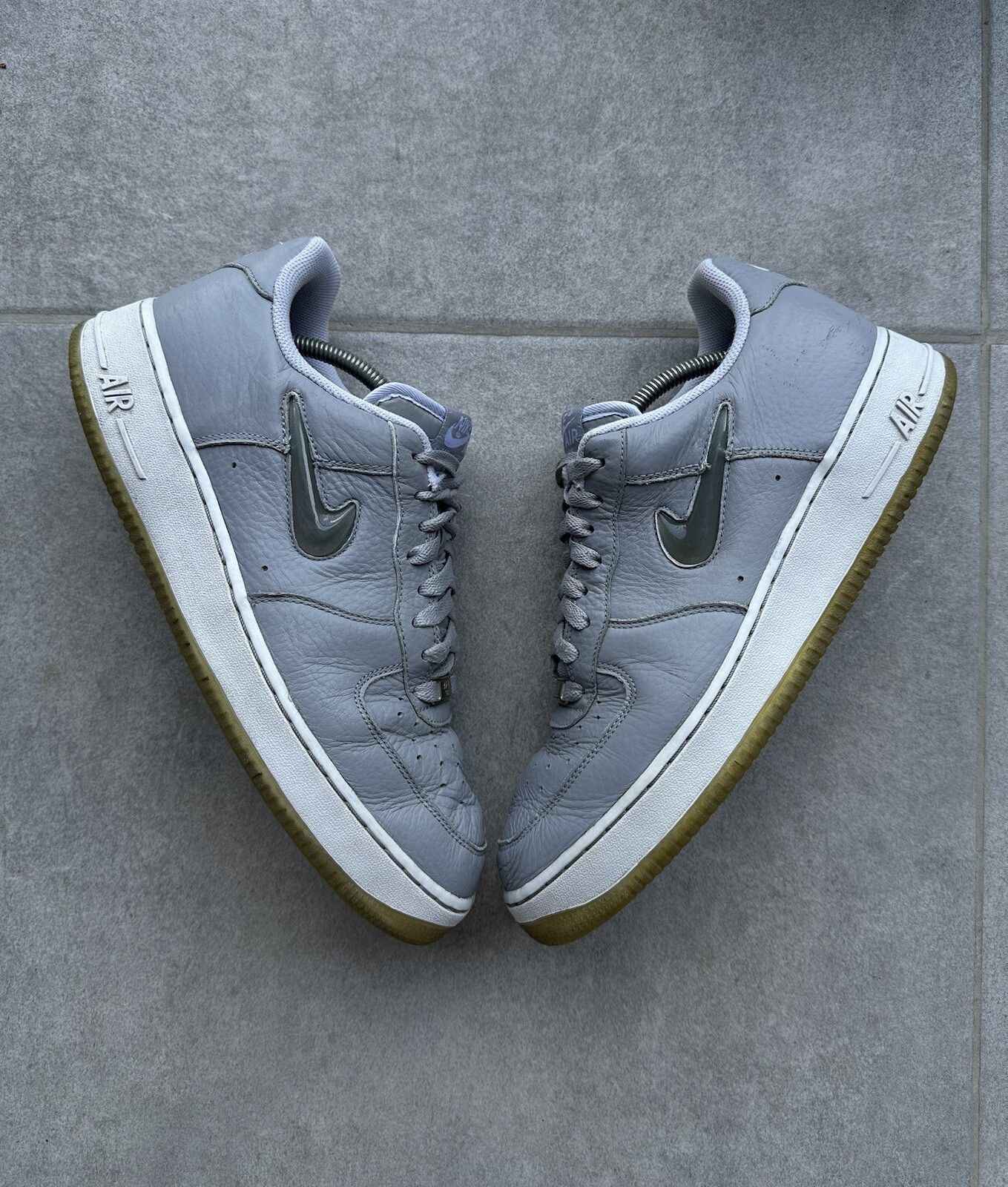 Nike Men's Nike Air Force 1 Wolf Grey 2012 Size US- 11 Size US 11 / EU 44 - 2 Thumbnail