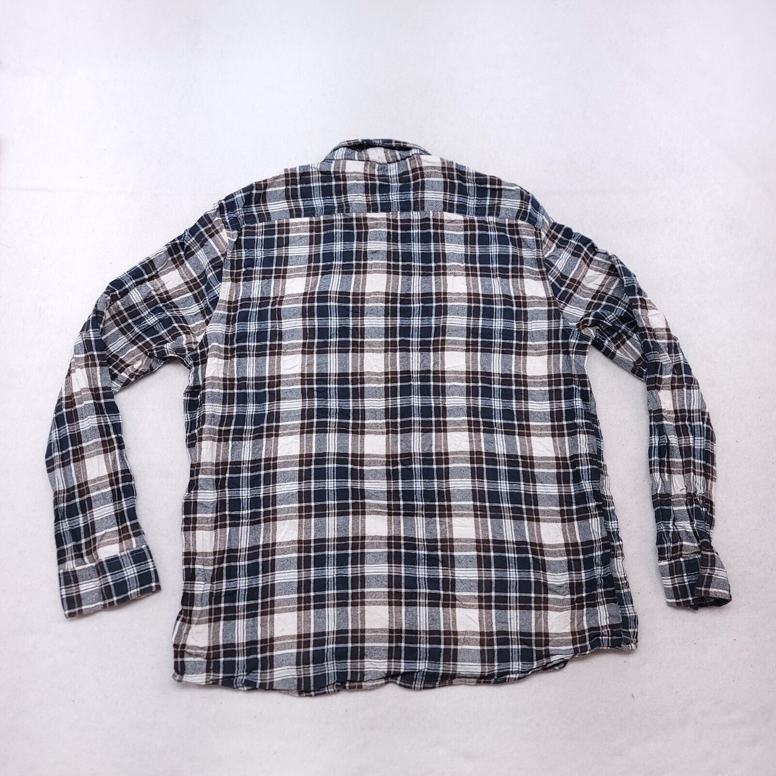 Sonoma Sonoma Tartan Flannel Button Up Shirt Men Size XL Blue White Size US XL / EU 56 / 4 - 10 Thumbnail
