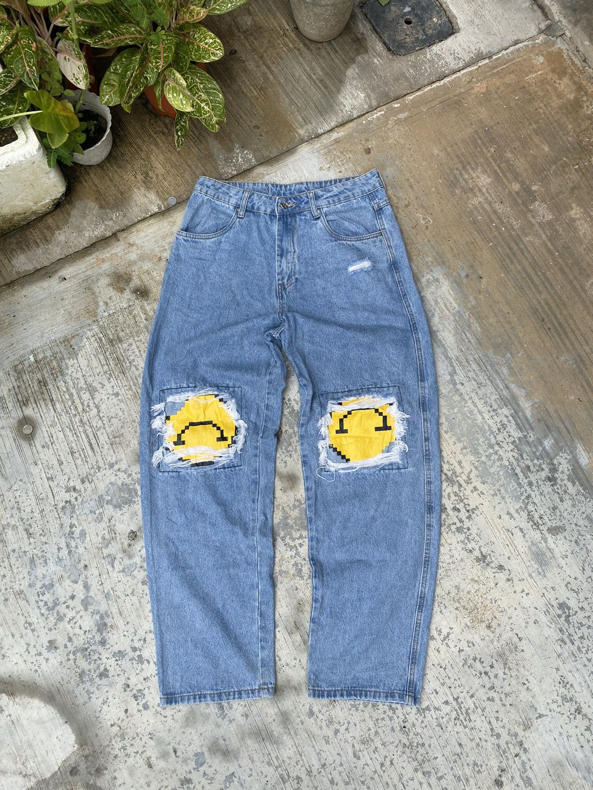 Japanese Brand New Wave Street Culture By Inflation Baggy Jeans Size US 30 / EU 46 - 1 Thumbnail