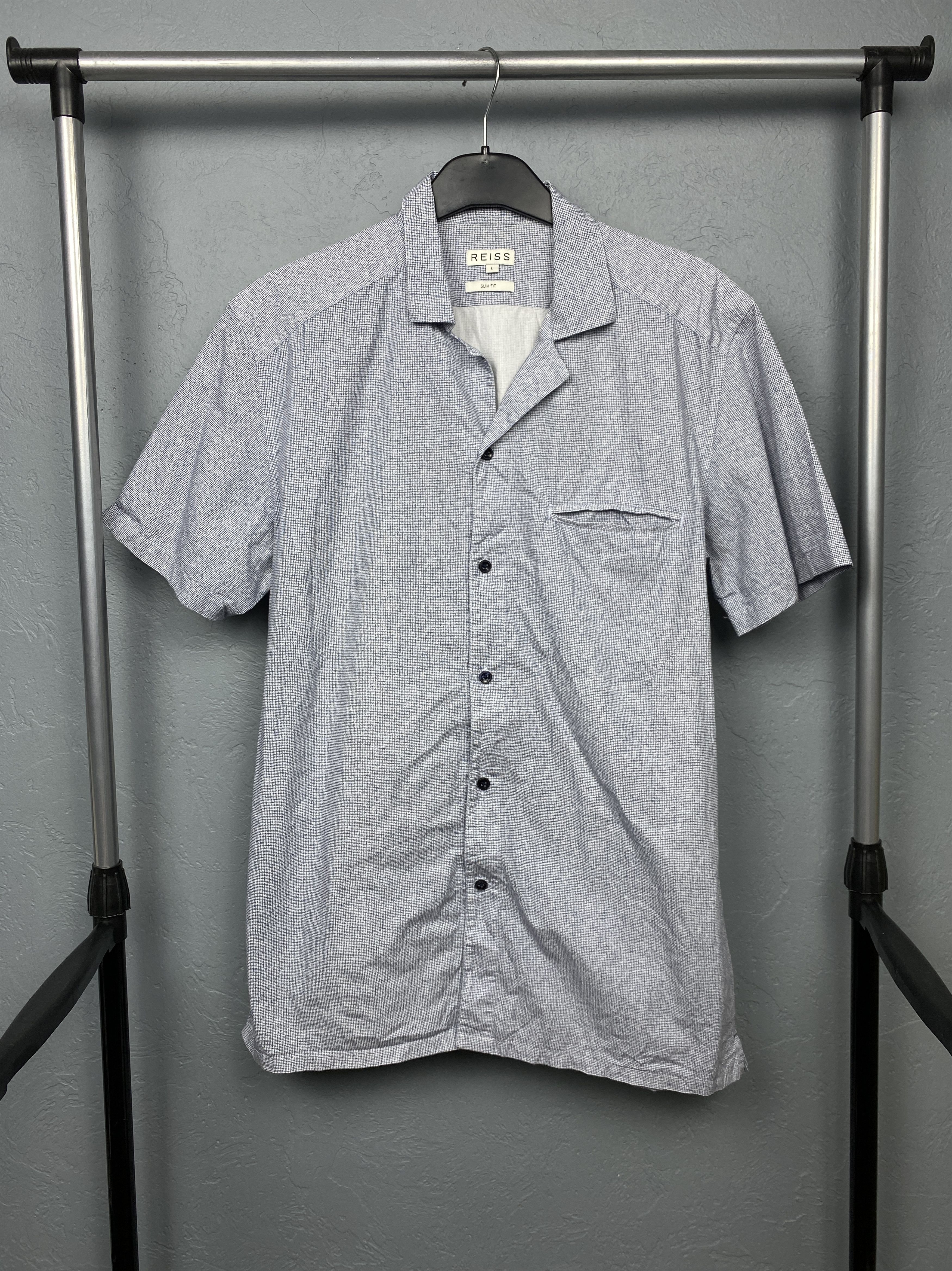 Reiss Reiss Mens Short Sleeve Shirt Size US L / EU 52-54 / 3 - 1 Thumbnail