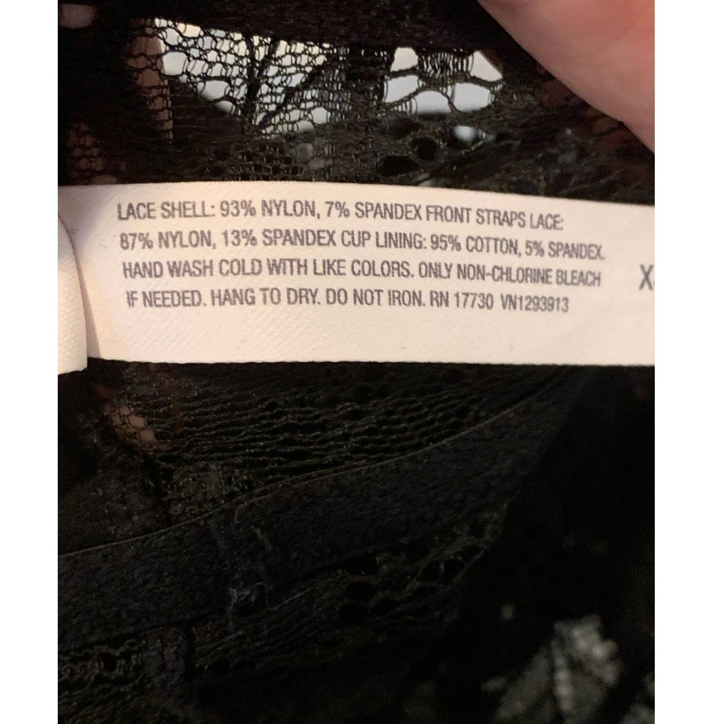 Audemars Piguet Auden racer back lace black padded bralette size XS Size ONE SIZE - 4 Thumbnail
