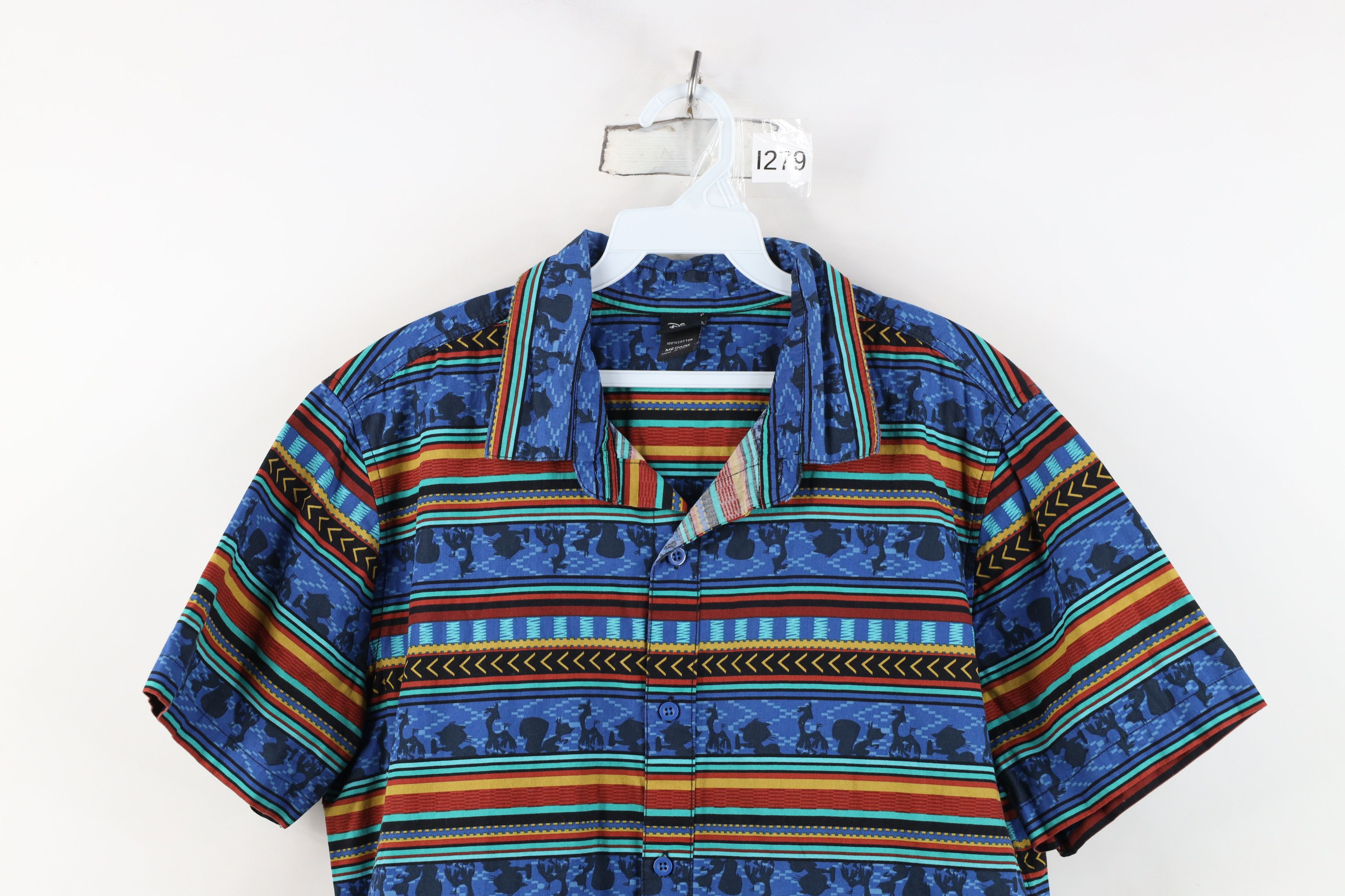 Disney Vintage Disney New Groove Rainbow All Over Print Shirt Size US M / EU 48-50 / 2 - 2 Thumbnail