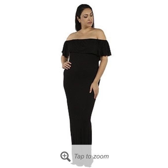 Other Off-Shoulder Bodycon Maxi Dress xxl 2X Size XXL / US 16-18 / IT 52-54 - 1 Thumbnail
