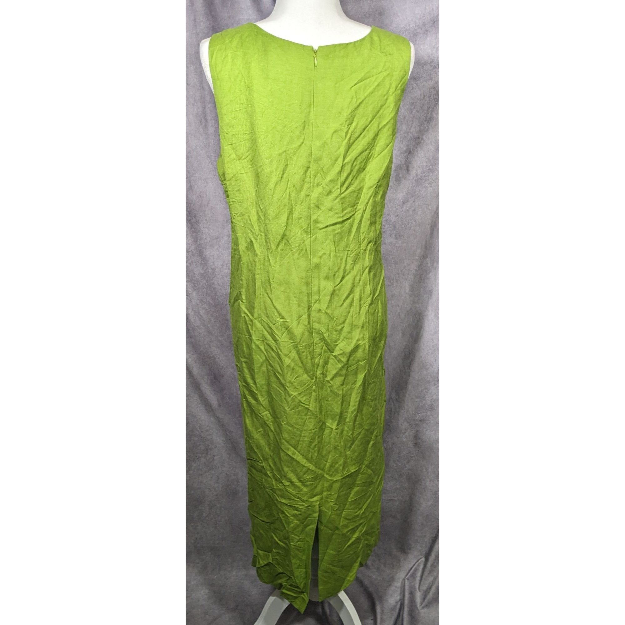 Other Vintage Jessica Howard Woman Green Floral Dress And Jacket S Size XL / US 12-14 / IT 48-50 - 9 Thumbnail
