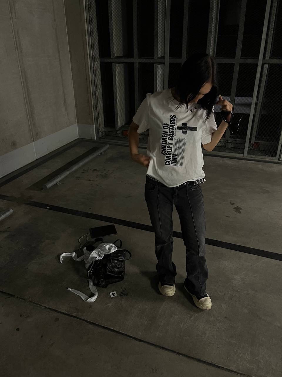 Japanese Brand white t-shirt y2k archive rick owens streetwe Size US L / EU 52-54 / 3 - 8 Thumbnail