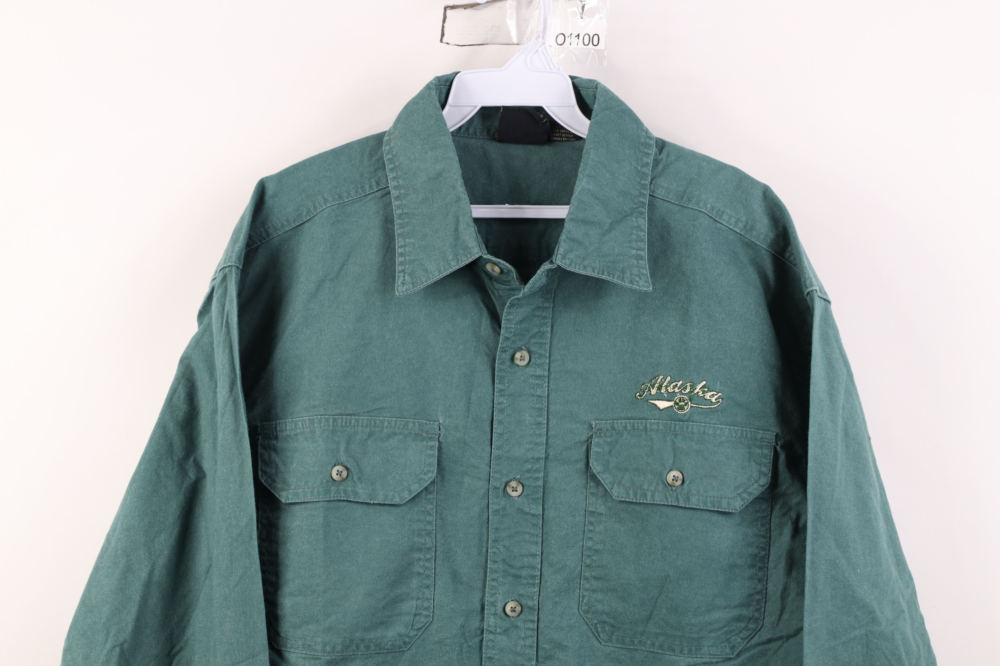 Vintage Vintage 90s Streetwear Alaska Canvas Collared Button Shirt Size US S / EU 44-46 / 1 - 2 Thumbnail