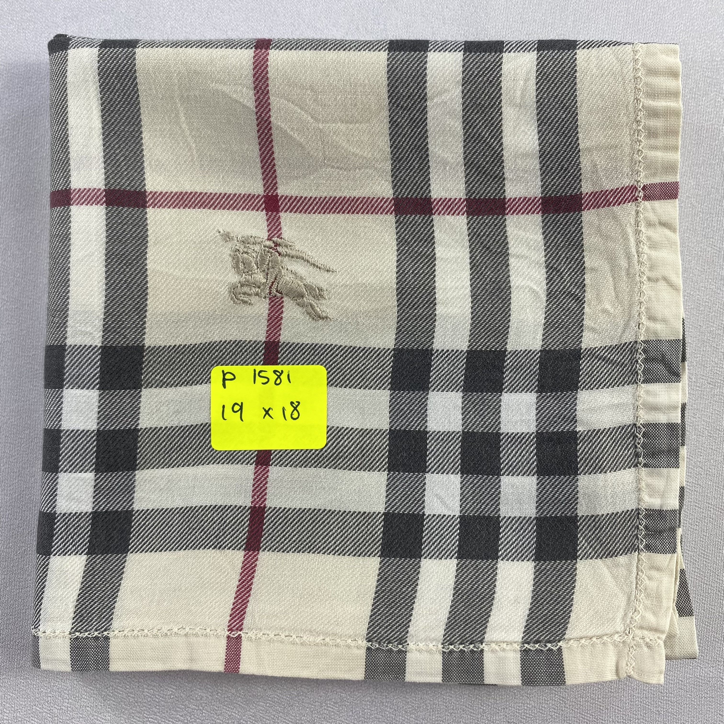 Burberry × Vintage Burberry Handkerchief / Neckerchief / Bandana-P1581 Size ONE SIZE - 5 Thumbnail