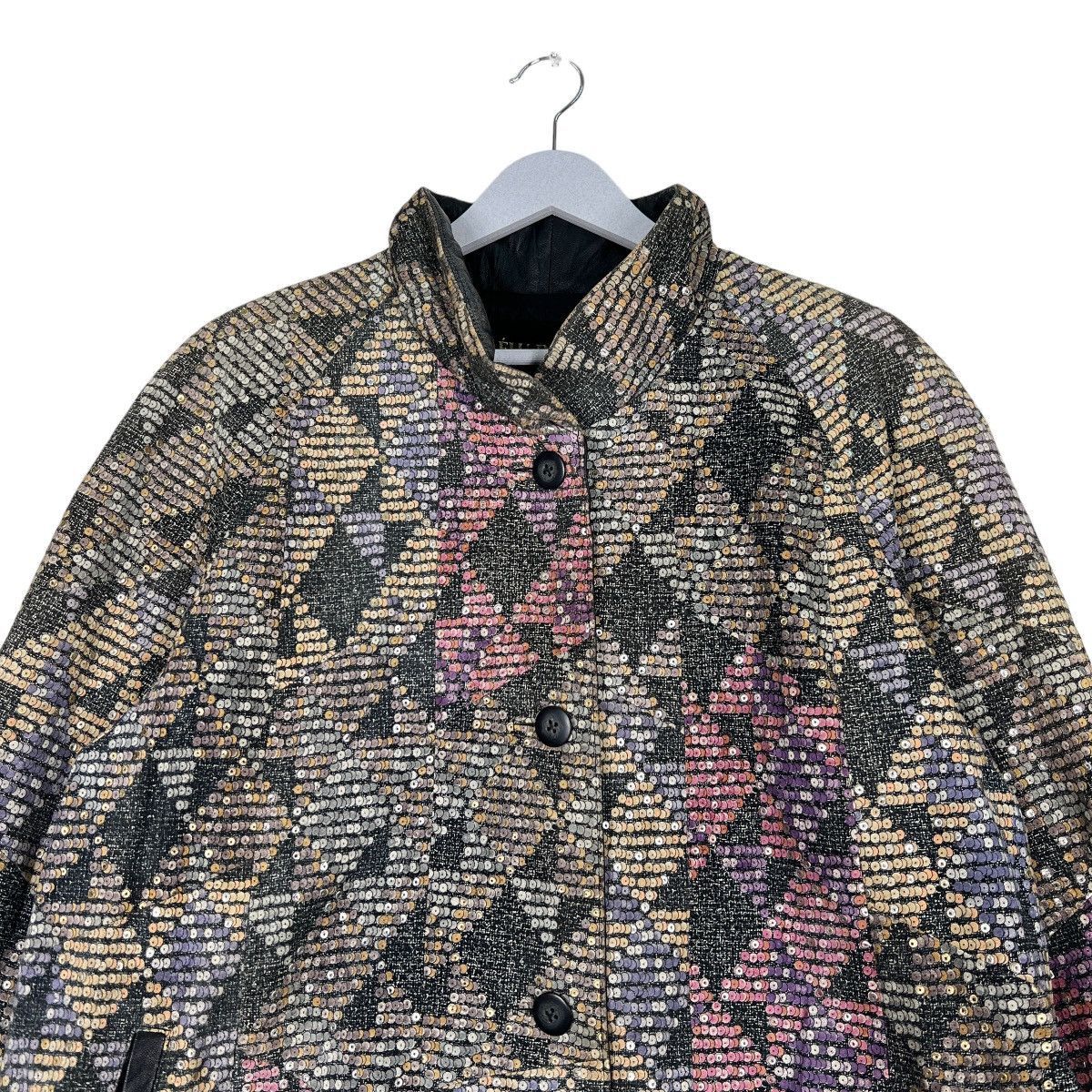 Japanese Brand 🔥 ELU REVE LEATHER JACKET RARE NICE DESIGN Size US M / EU 48-50 / 2 - 3 Thumbnail