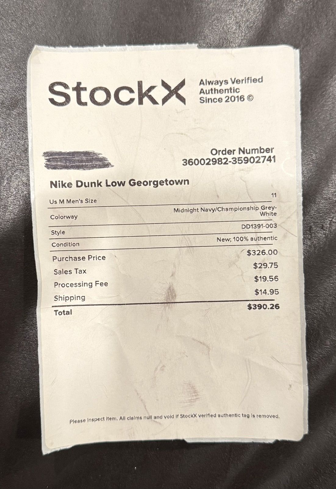 Nike Nike dunk low retro Georgetown Size US 11 / EU 44 - 8 Thumbnail