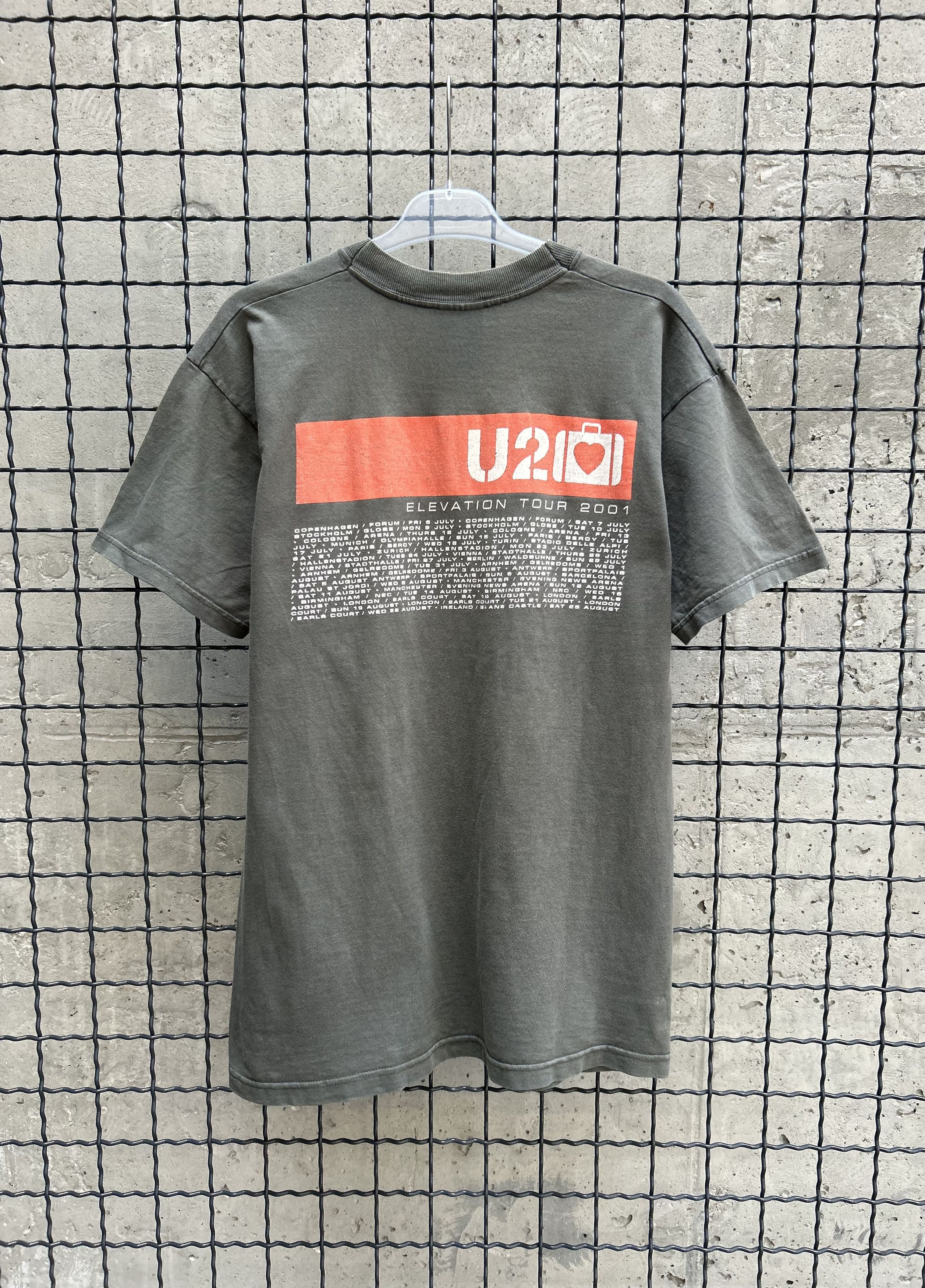 Band Tees Vintage 2001 U2 Rock Band Elevation Tour T-shirt Size US M / EU 48-50 / 2 - 2 Thumbnail