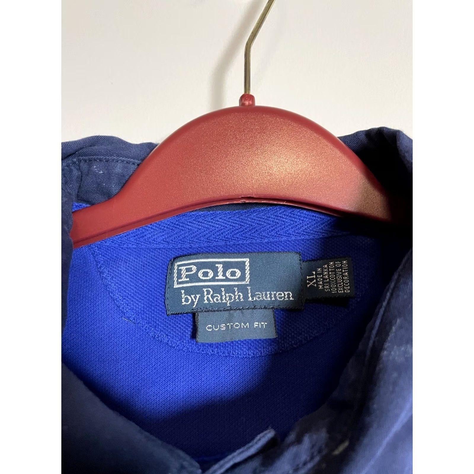 Polo Ralph Lauren Polo Ralph Lauren Big Pony Polo Shirt Men XL Custom Fit (G59) Blue Cotton Knit Short Sleeve Button Embroidered Polo Shirt Size US XL / EU 56 / 4 - 4 Thumbnail