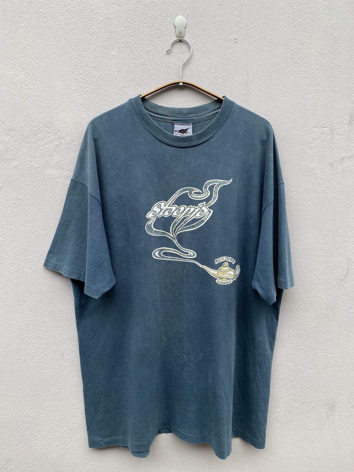 Powell Peralta × Vintage 💥RARE💥 Vintage 90’s STOOPID Ripoff ALADDIN Skateboard Tee Size US XL / EU 56 / 4 - 1 Thumbnail