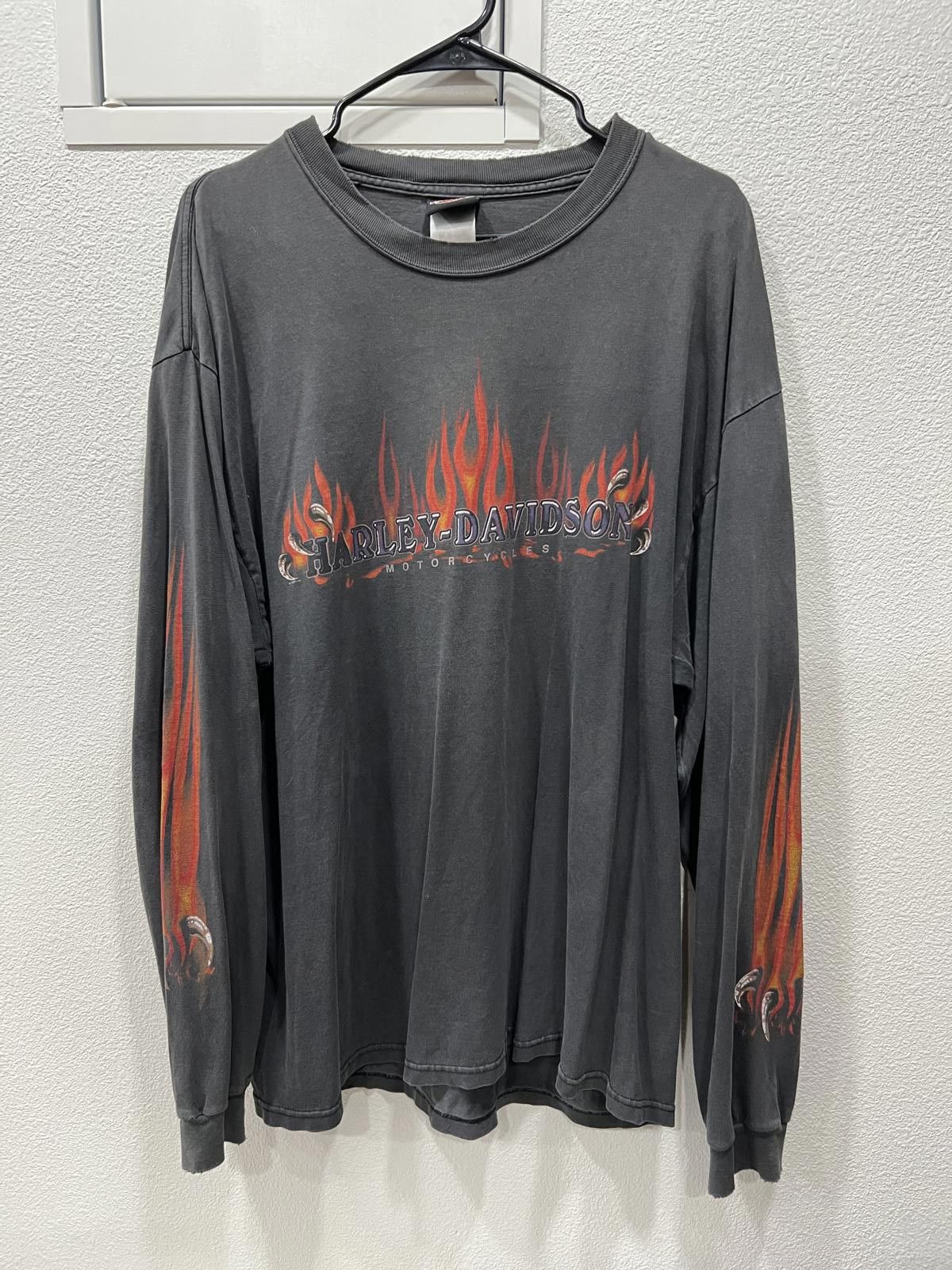 Harley Davidson Y2K Harley Davidson Talon Longsleeve Size US XL / EU 56 / 4 - 1 Thumbnail