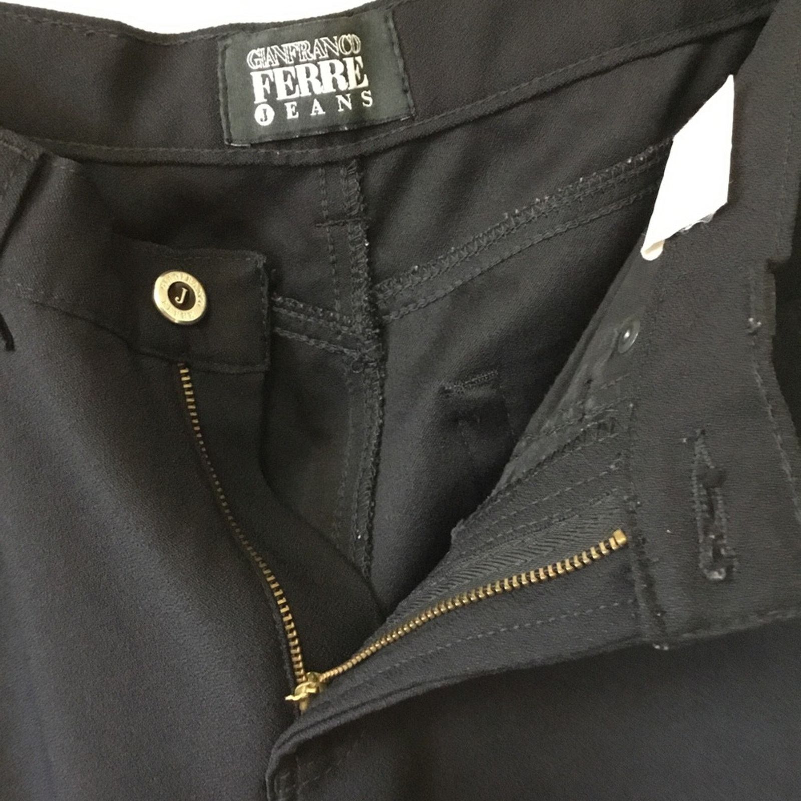 Gianfranco Ferre Gianfranco Ferré ITJ Black Bootcut Jeans Size 27" / US 4 / IT 40 - 8 Thumbnail
