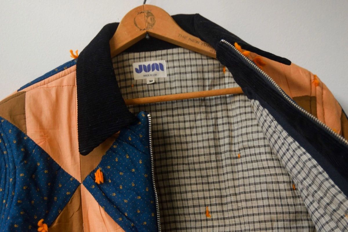 Other Indigo & Rust Upcycled 1930s Quilt Jacket Size US M / EU 48-50 / 2 - 6 Thumbnail