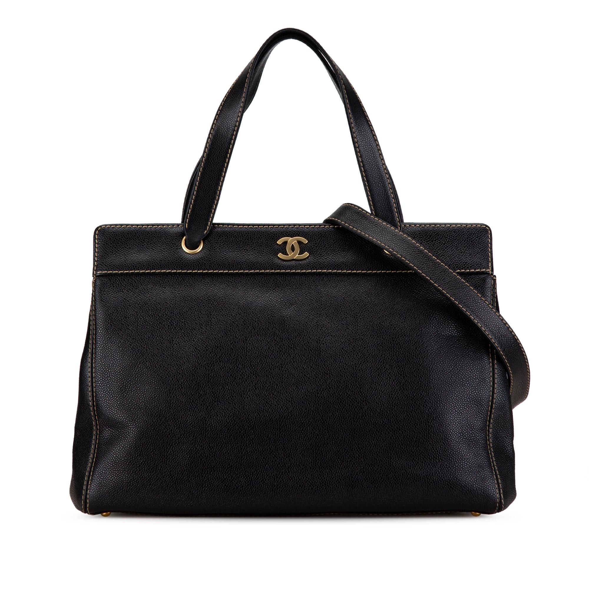 Chanel Chanel Caviar Executive Satchel Black Size ONE SIZE - 1 Thumbnail