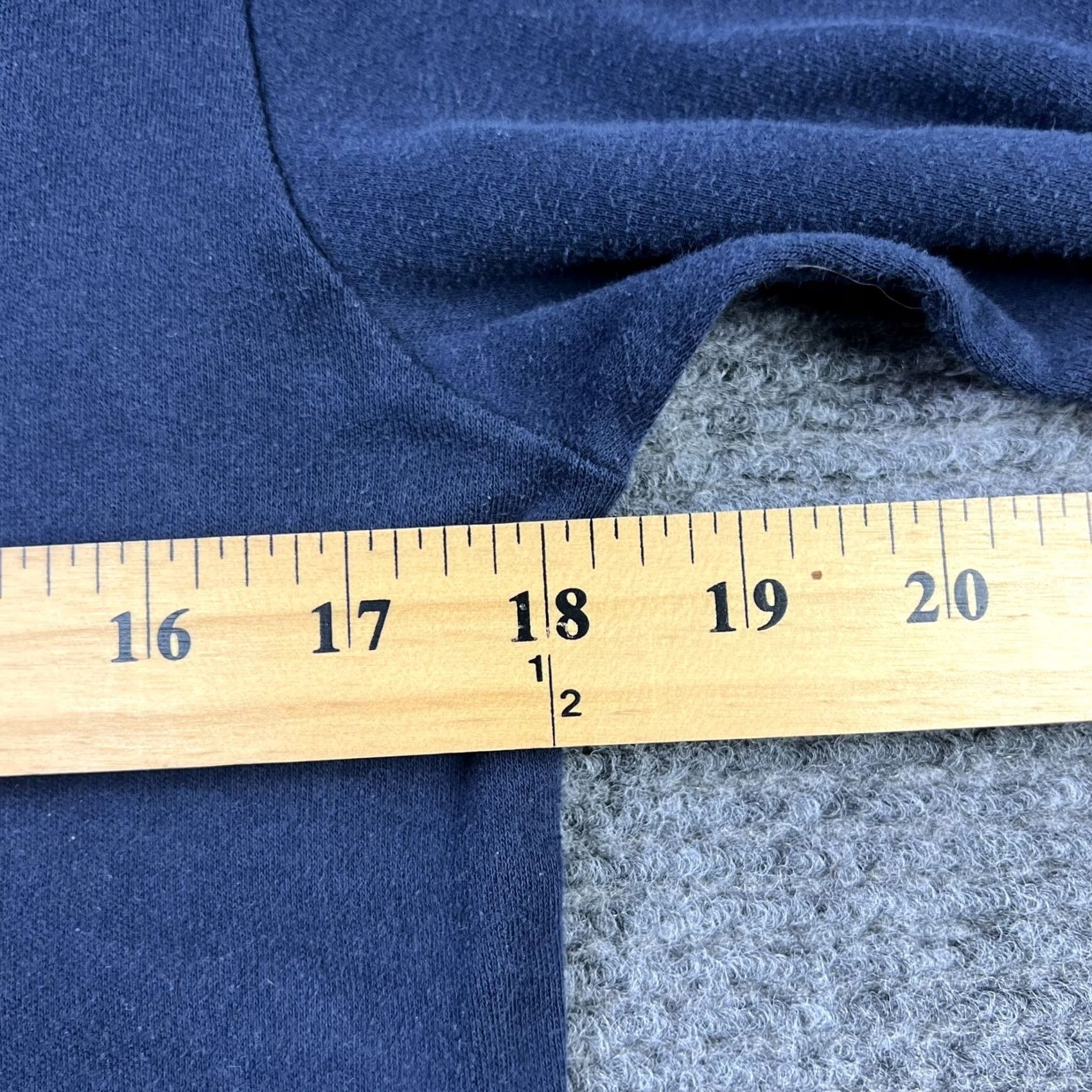 Vintage VINTAGE Bobbie Brooks Turtleneck Shirt Womens M Navy Blue 90s Wool? Cotton Polyester? (Note: Original has cotton, polyester) Size M / US 6-8 / IT 42-44 - 6 Thumbnail