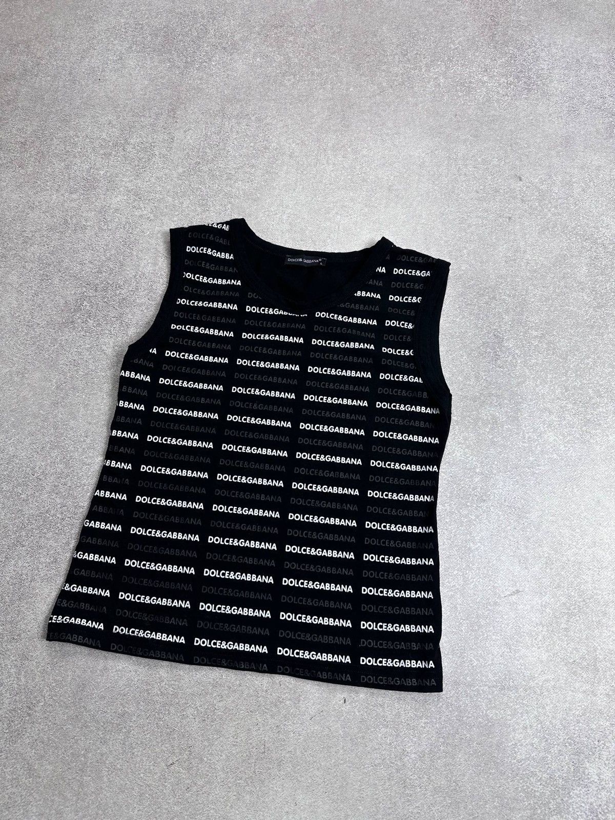Dolce & Gabbana Vintage Dolce&Gabbana Monogram Tank Top L Size US M / EU 48-50 / 2 - 2 Thumbnail