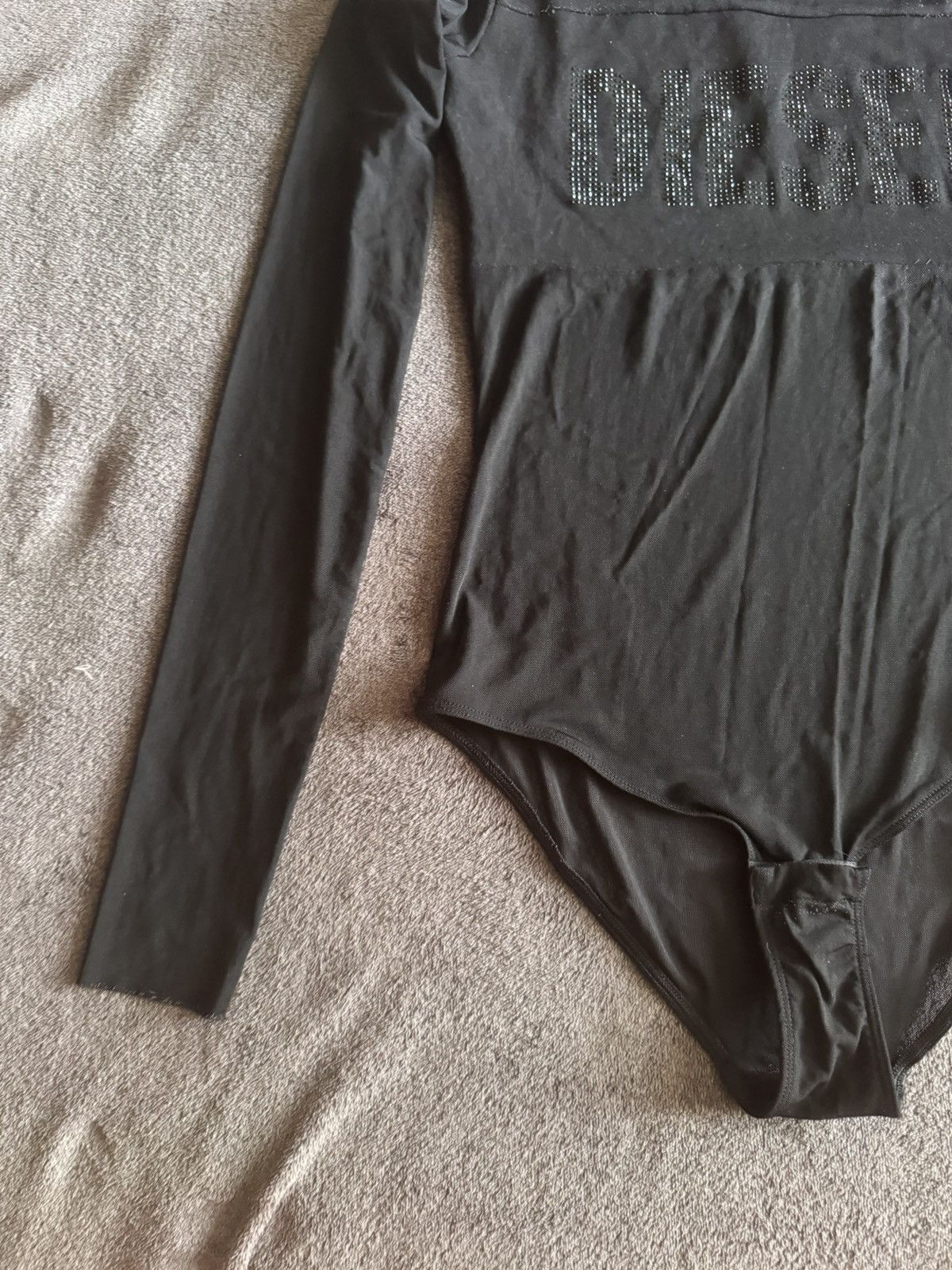Diesel Diesel vintage mesh body with rhinestones big logo Size S / US 4 / IT 40 - 3 Thumbnail