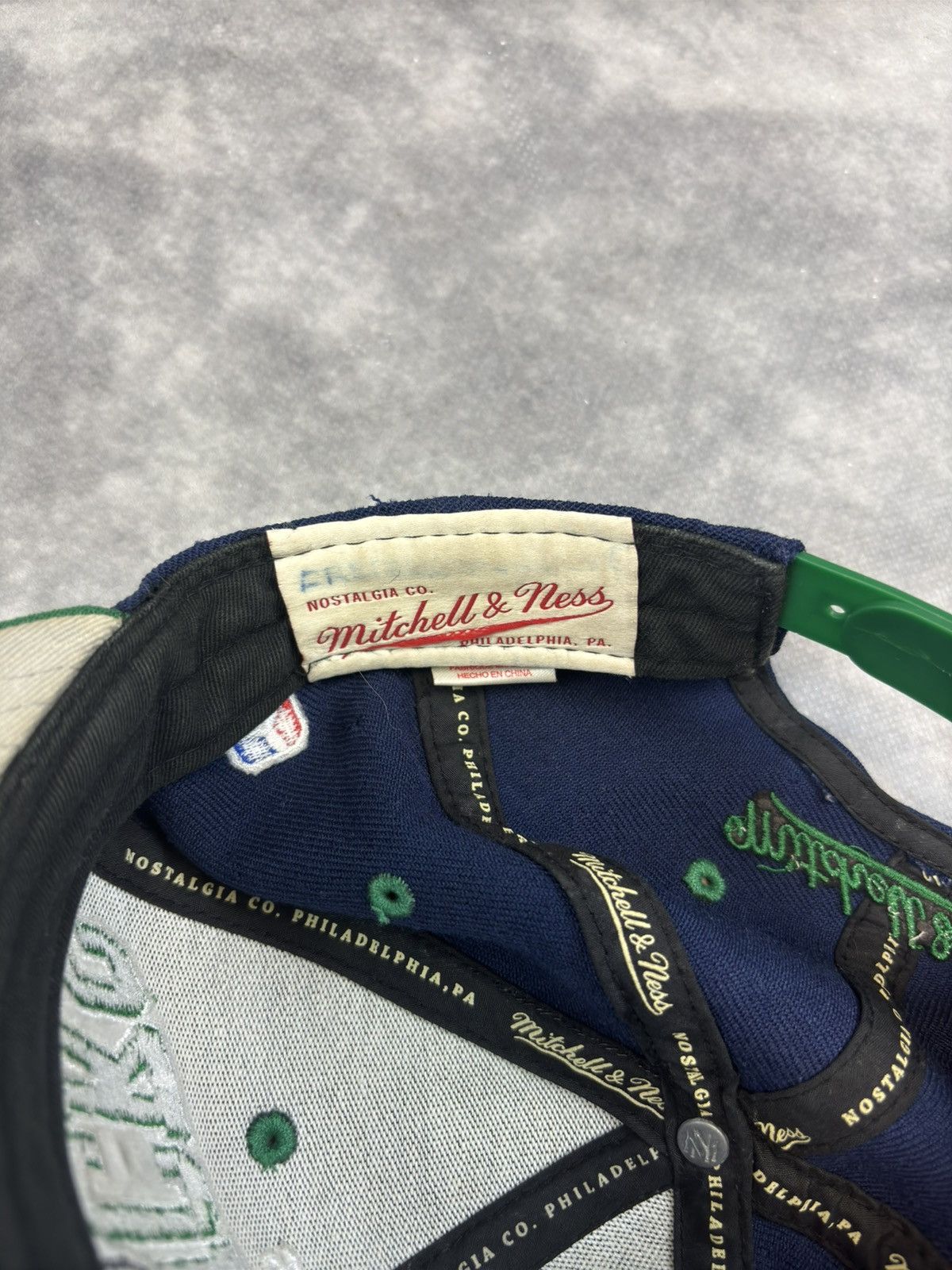 Mitchell & Ness Vintage Dallas Mavericks Mitchell & Ness Snapback Hat Cap Size ONE SIZE - 4 Thumbnail