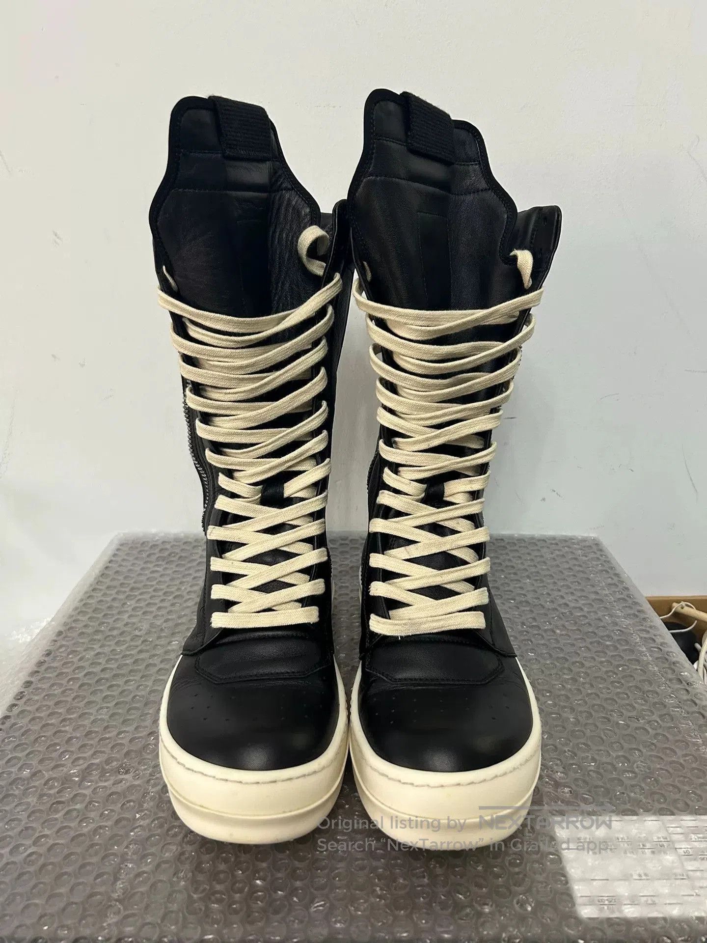 Rick Owens Rick Owens Black High-Top Cargo Boots. Size US 8 / IT 38 - 3 Thumbnail