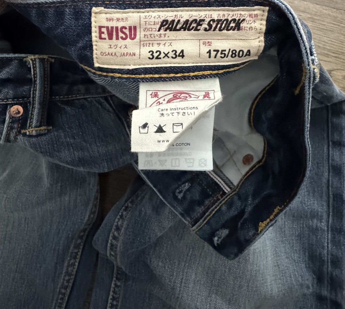 Evisu × Palace Palace x Evisu Dice Daicock Denim Jeans Size US 32 / EU 48 - 10 Thumbnail