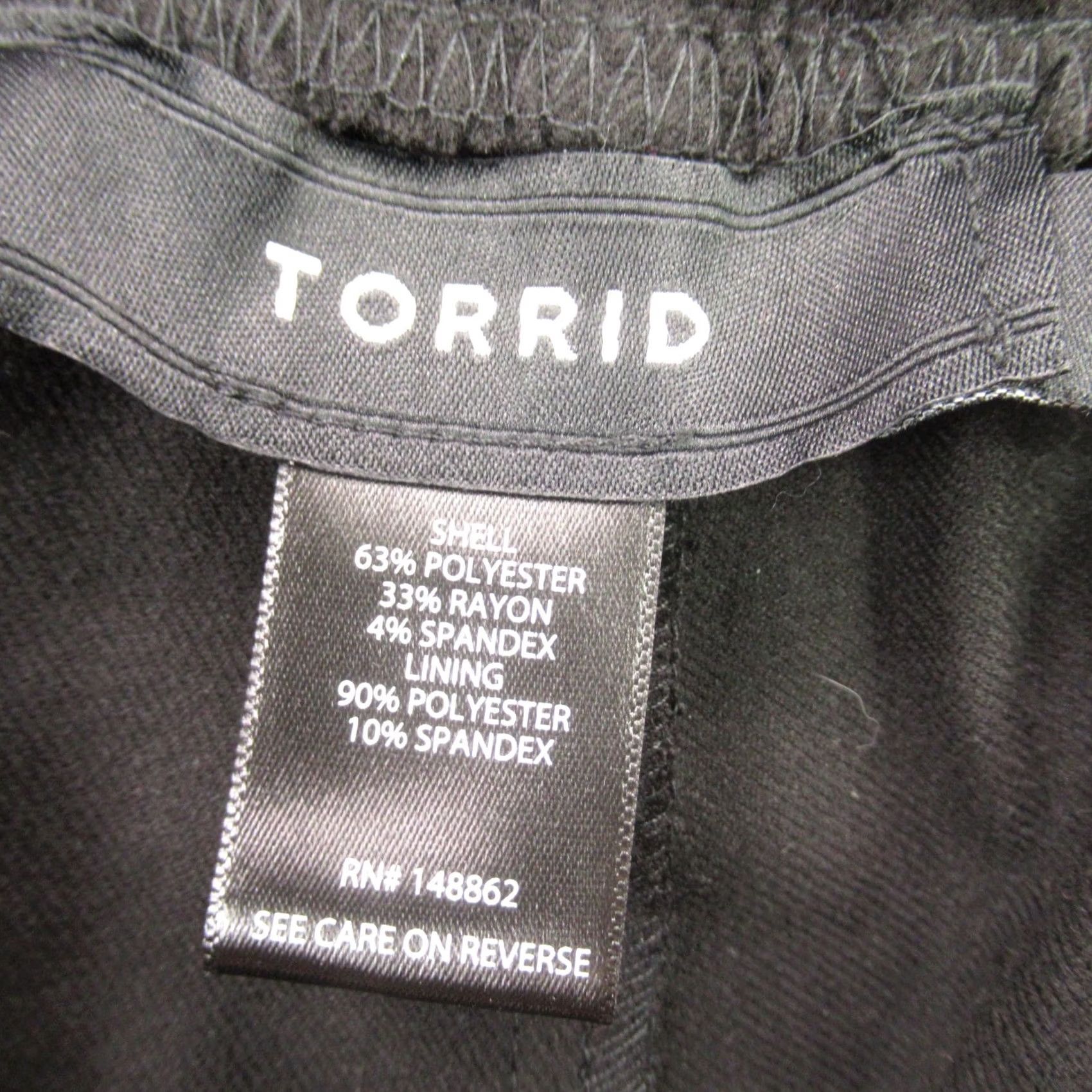 Torrid Torrid Pants Womens 24 Straight Leg Chino Lightweight Black Outdoors Casual Size 42" / US 20 - 4 Thumbnail