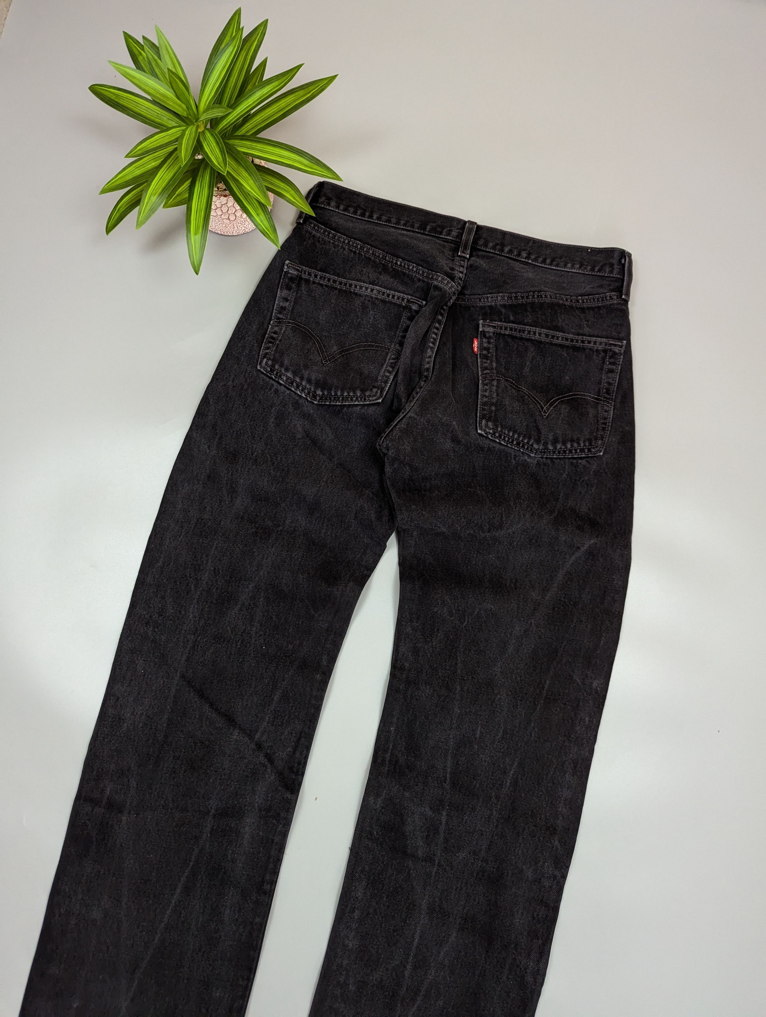 Levi's Vintage Levi's 501 Black Distressed Jeans W31 L34 Faded Size US 31 - 20 Thumbnail
