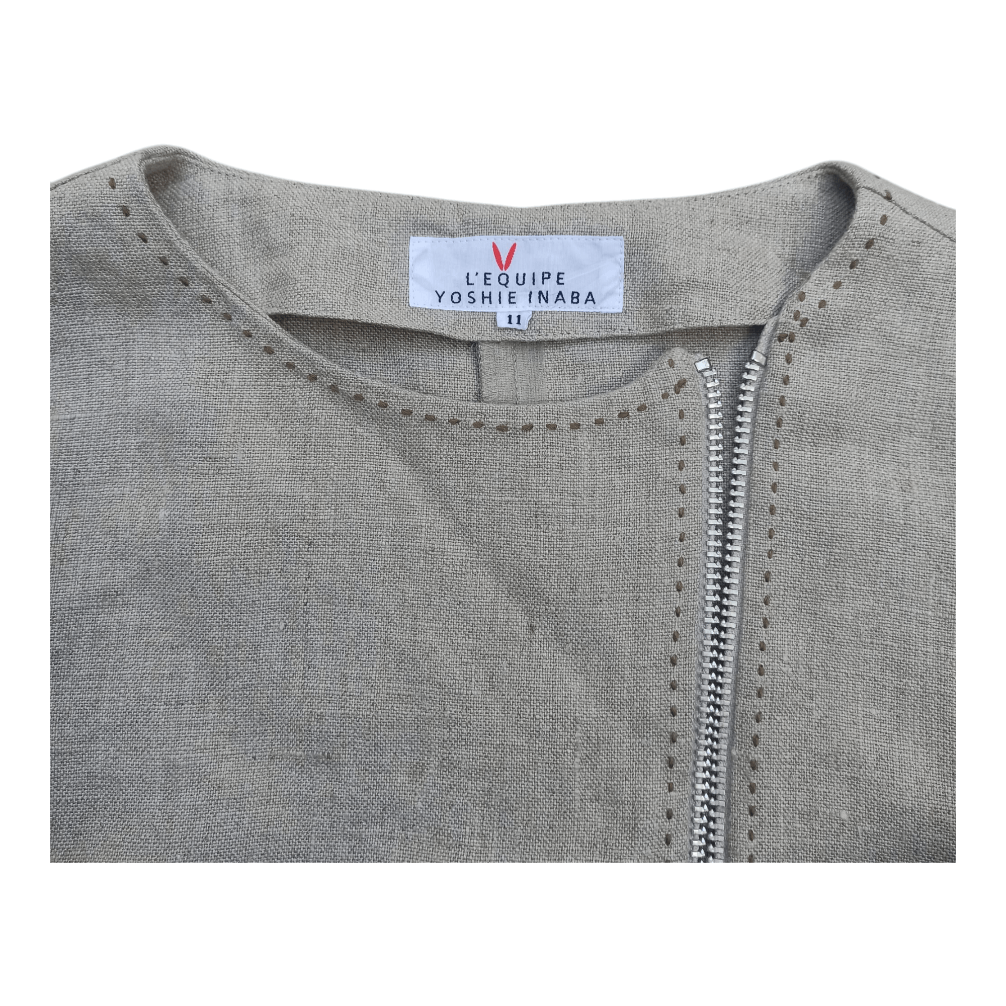 Japanese Brand L'equipe yoshie inaba designer hands stitch hemp Size M / US 6-8 / IT 42-44 - 5 Thumbnail