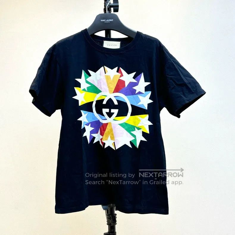 Gucci Gucci FW21 interlocking double G-star Logo printed short-s Size US S / EU 44-46 / 1 - 2 Thumbnail