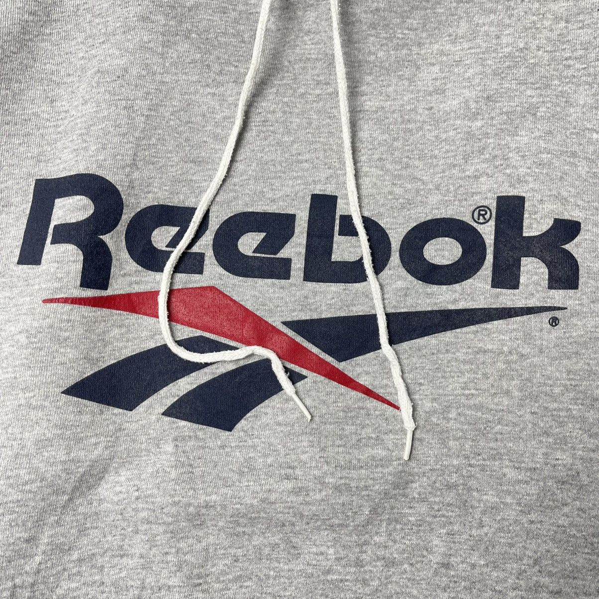 Reebok Vintage Reebok Big Logo Hoodie USA Made Size US L / EU 52-54 / 3 - 3 Thumbnail