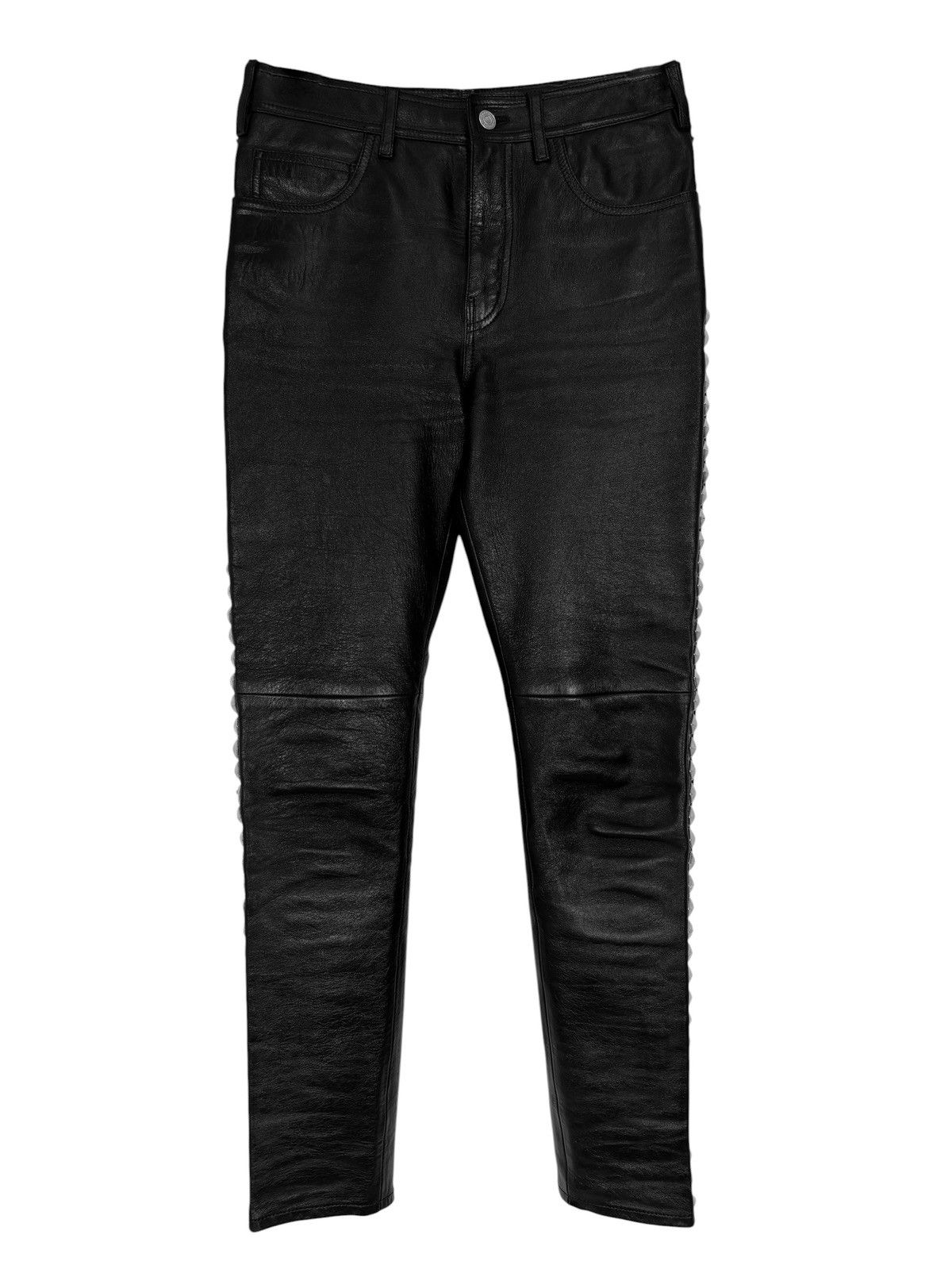 Celine × Hedi Slimane SS19/SS21 Studded Leather Pants (2019/2021, Stud) Size US 30 / EU 46 - 1 Thumbnail