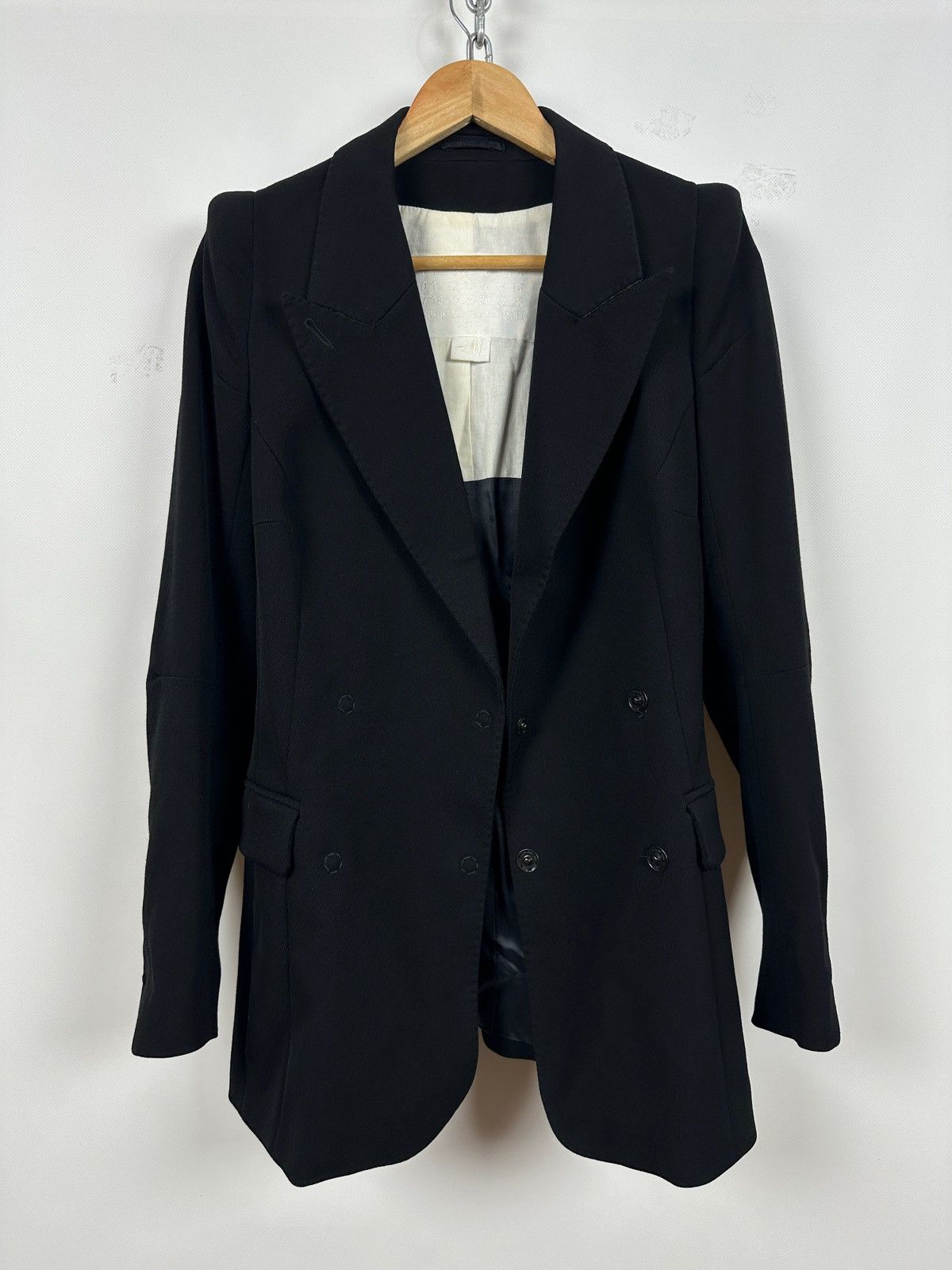 H&M × Maison Margiela Maison Martin Margiela x H&M Pagoda Shoulder Wool Blazer Size XL / US 12-14 / IT 48-50 - 2 Thumbnail