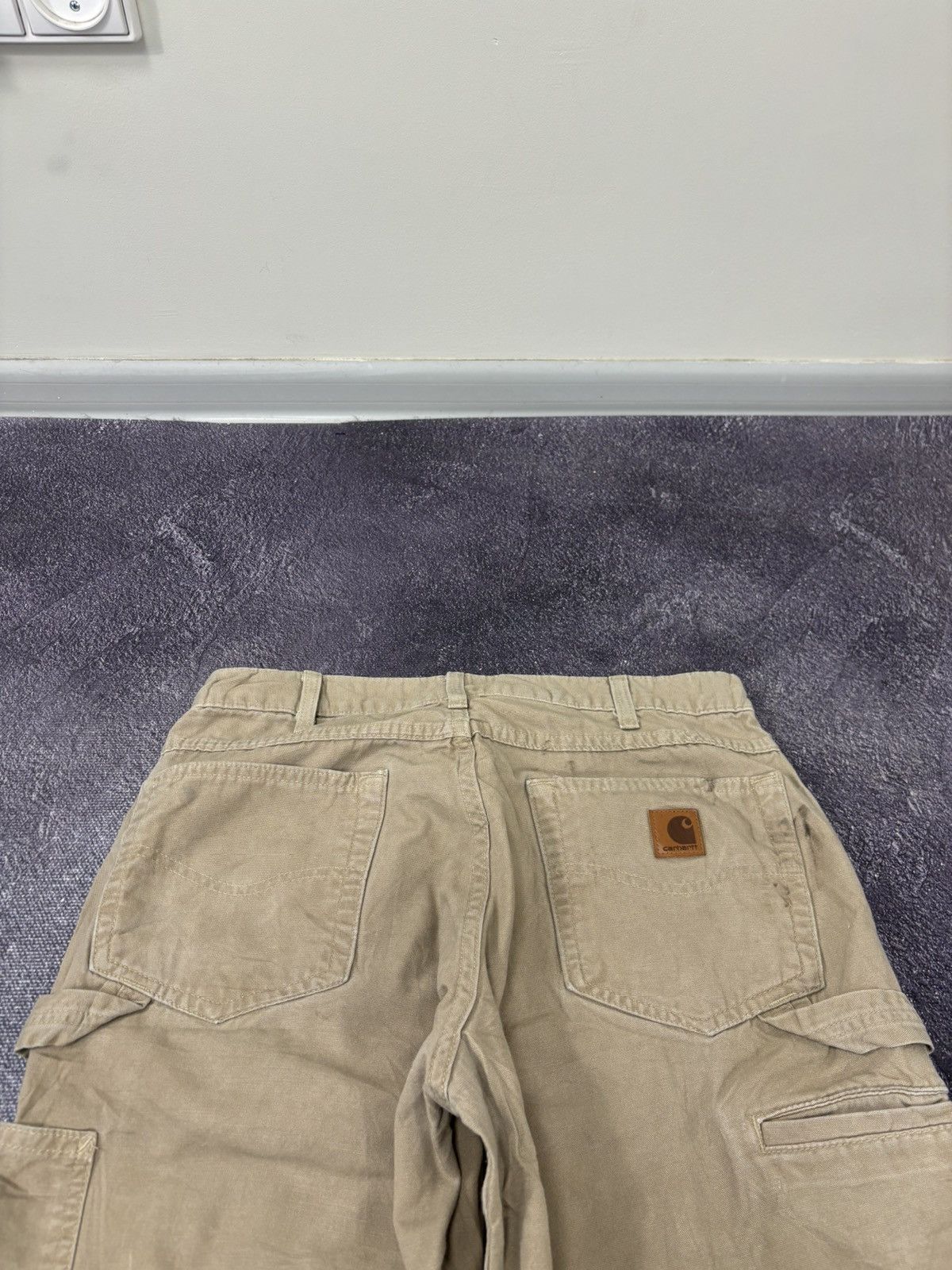 Carhartt Vintage Carhartt USA Cream Work Hype Baggy Pants Size US 33 - 8 Thumbnail
