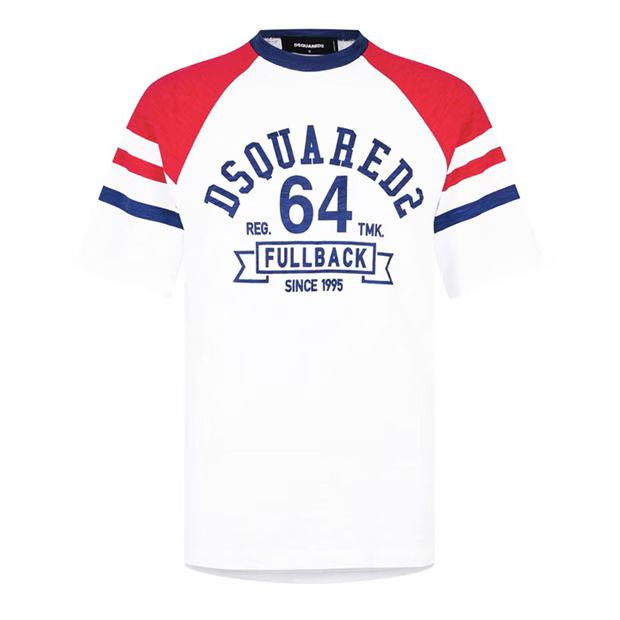 Image of Dsquared2 O1G2R1Mq0424 T-Shirts In Multicolor, Men's (Size XL)