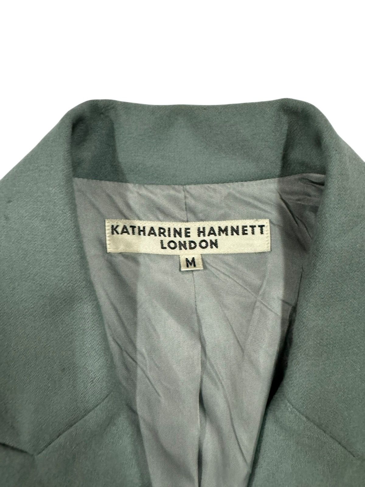 Katharine Hamnett London Katharine Hamnett London Green Blazer Jacket Size M / US 6-8 / IT 42-44 - 8 Thumbnail