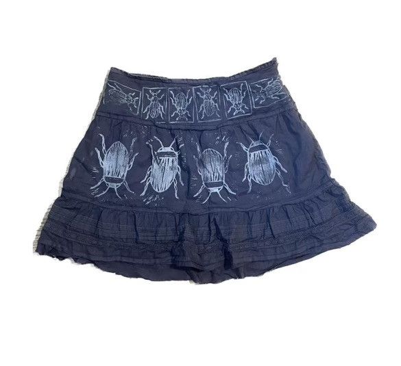 Japanese Brand × Other × Vintage Beetle Printed Mini Skirt 1 of 1 Size 28" / US 6 / IT 42 - 1 Thumbnail