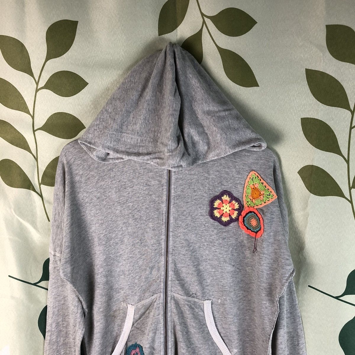 Japanese Brand Unica union made Grey Hoodie #7470 Size M / US 6-8 / IT 42-44 - 2 Thumbnail