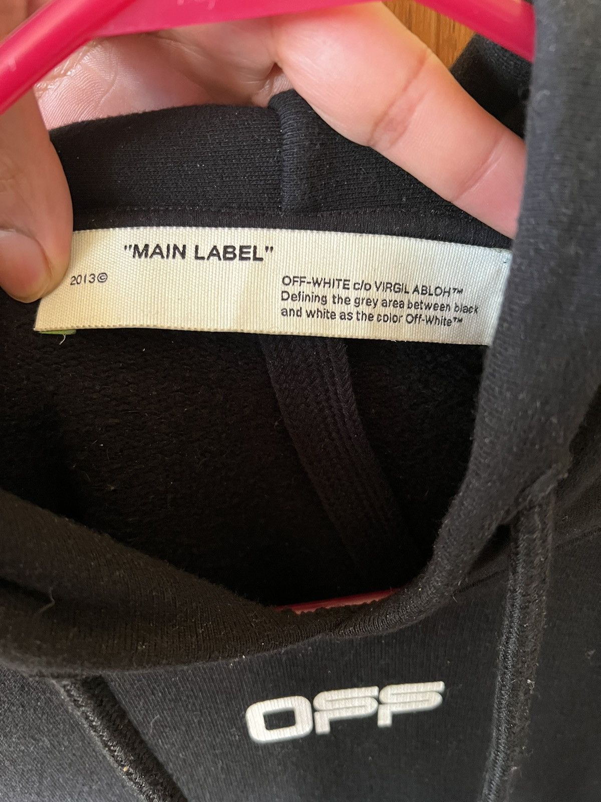 Off-White Off-White Angels Hoodie Size US L / EU 52-54 / 3 - 3 Thumbnail