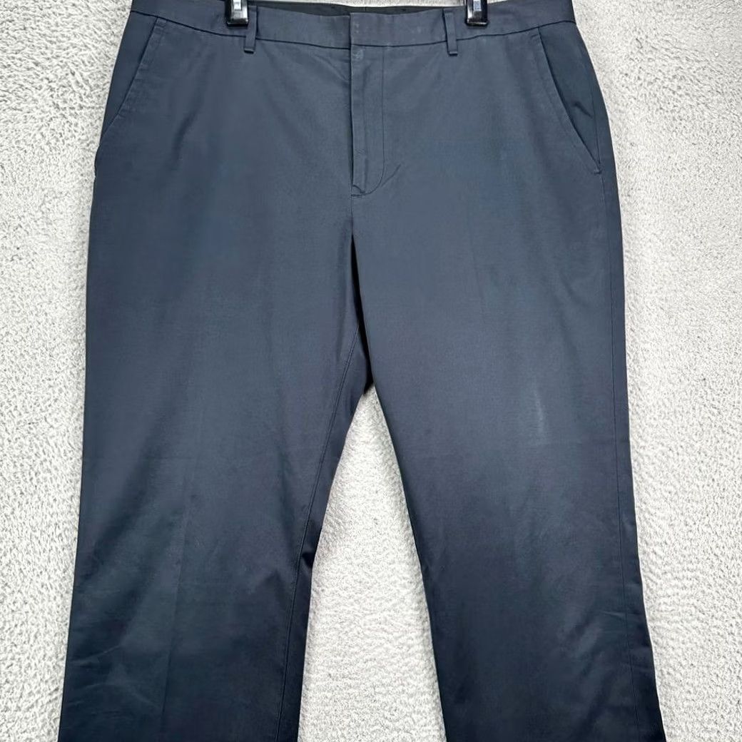 Bonobos Bonobos Khakis Pants Mens 38X32 Black 100% Cotton Chino Flat Front Straight Fit Pants Boys? Size US 38 / EU 54 - 5 Thumbnail