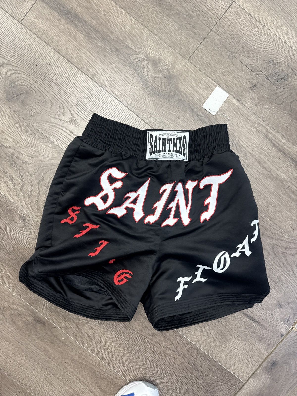 Saint Michael Saint Michael boxing shorts black medium | Grailed Saint Michael Saint Michael boxing shorts black medium | Grailed