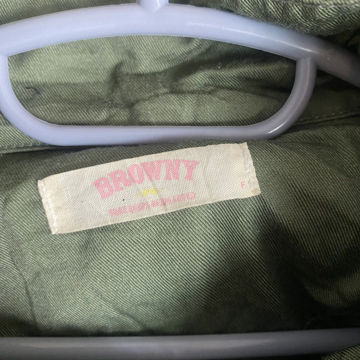 Vintage Vintage Browny Army Green Detachable Hoodie Jacket Size US S / EU 44-46 / 1 - 9 Thumbnail