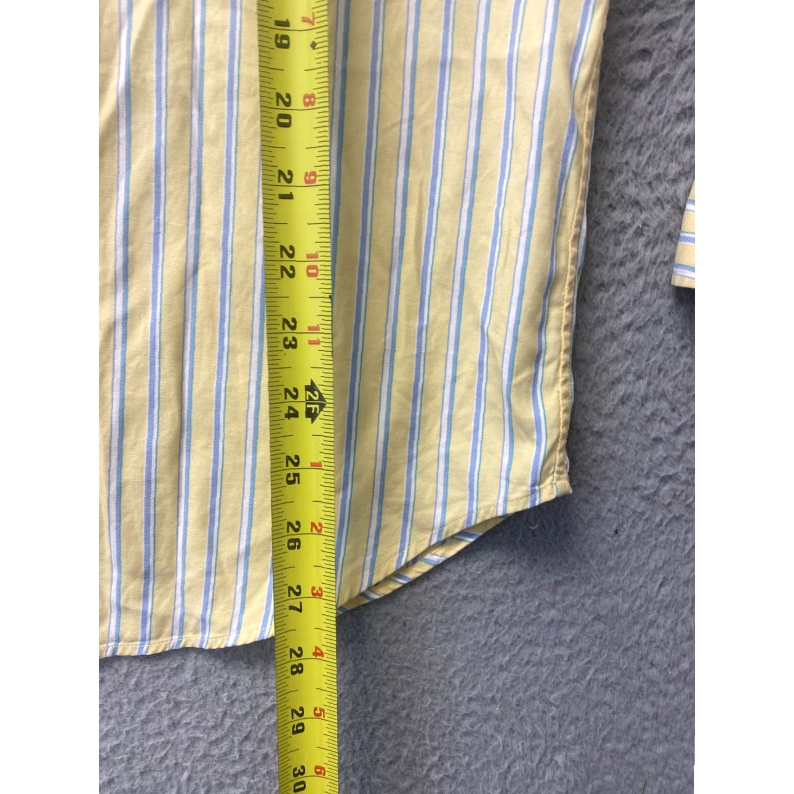 Polo Ralph Lauren Polo Ralph Lauren Shirt Men Button-Up Striped Yellow/White 10 20/21 Classic Fit Long Sleeve Collared Cotton Embroidered Logo Casual Spring Summer Size US M / EU 48-50 / 2 - 7 Thumbnail
