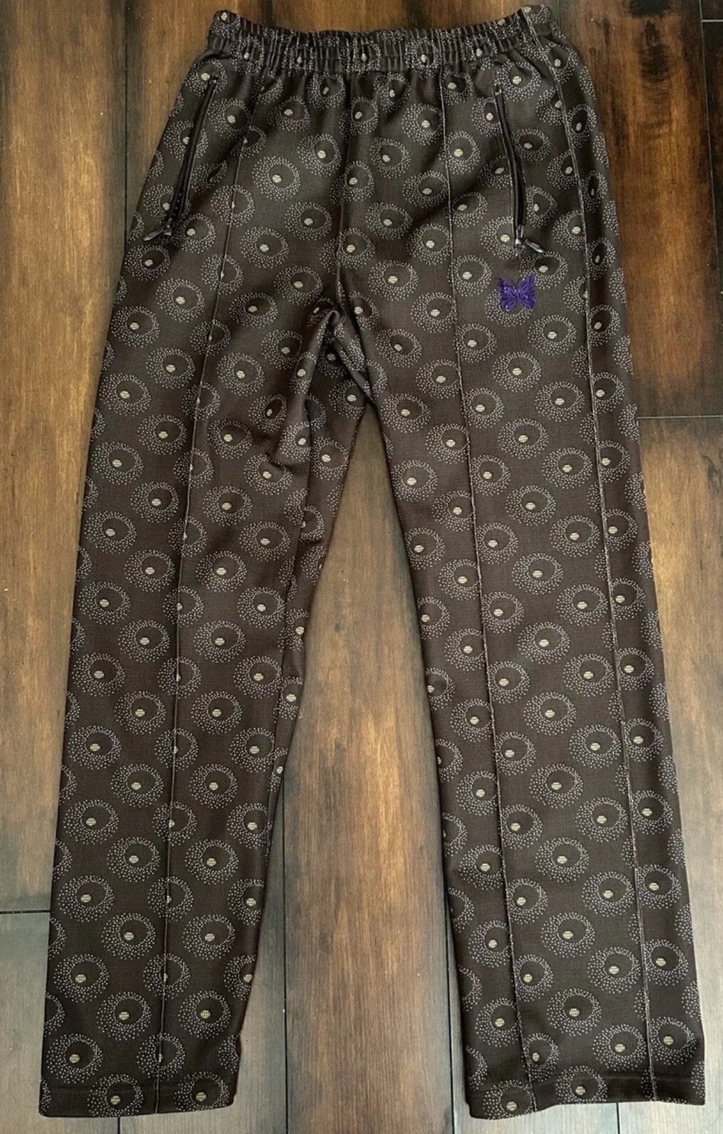 Needles × Nepenthes × Vintage Needles Nepenthes Brown Track Pants Size Small Butterfly Size US 28 / EU 44 - 1 Thumbnail