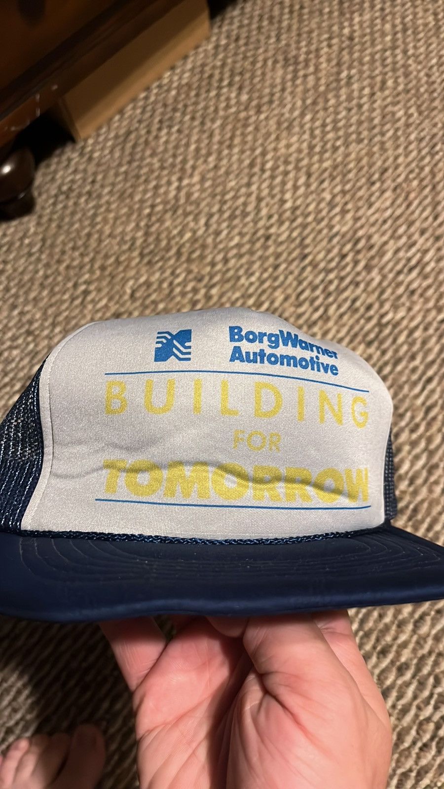 Other Vintage Borg Warner Automotive Trucker Hat Size ONE SIZE - 6 Thumbnail