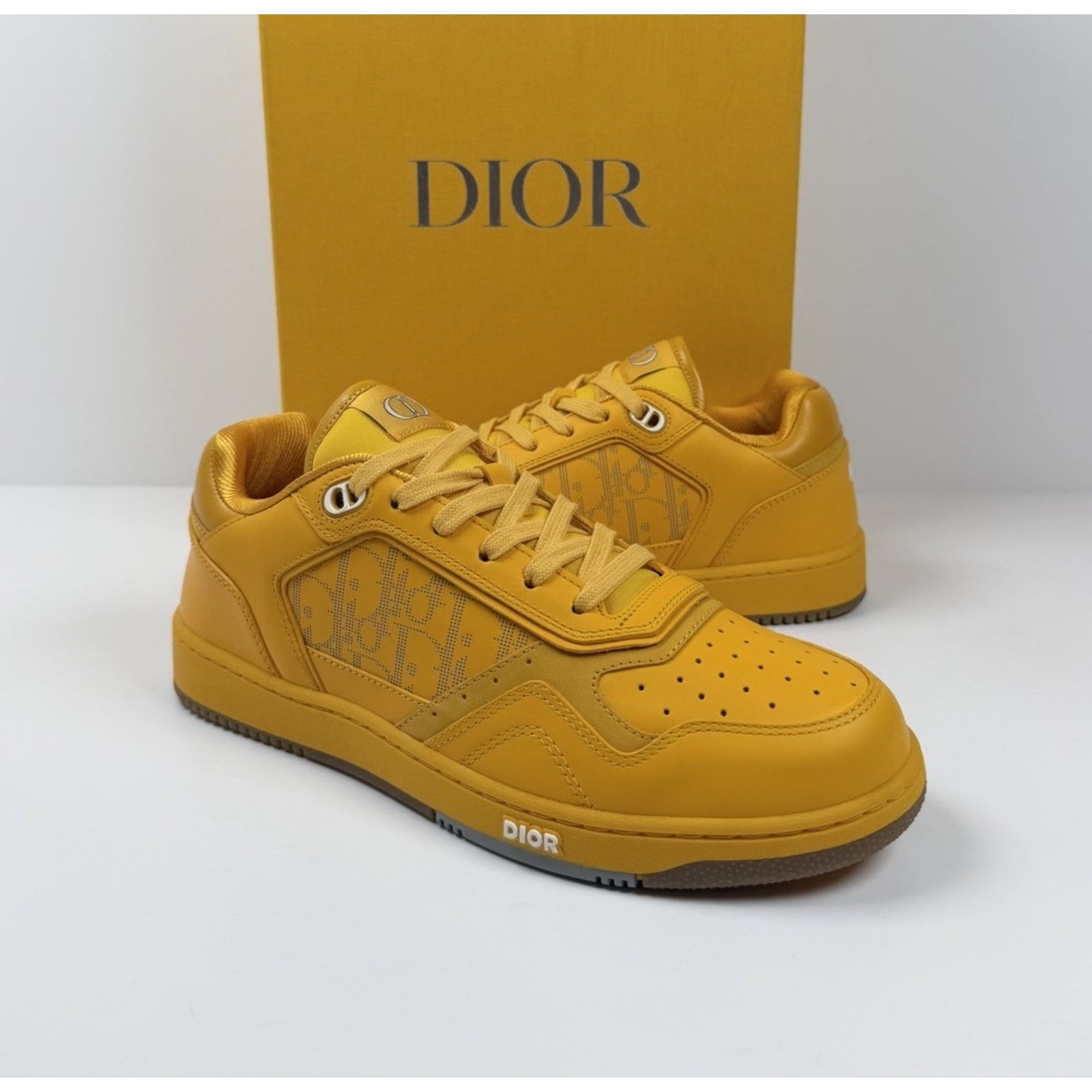 Dior Size 42EU/9US - Dior B27 World Tour Yellow NEW/RETAIL $1.4K! Size US 9 / EU 42 - 2 Thumbnail