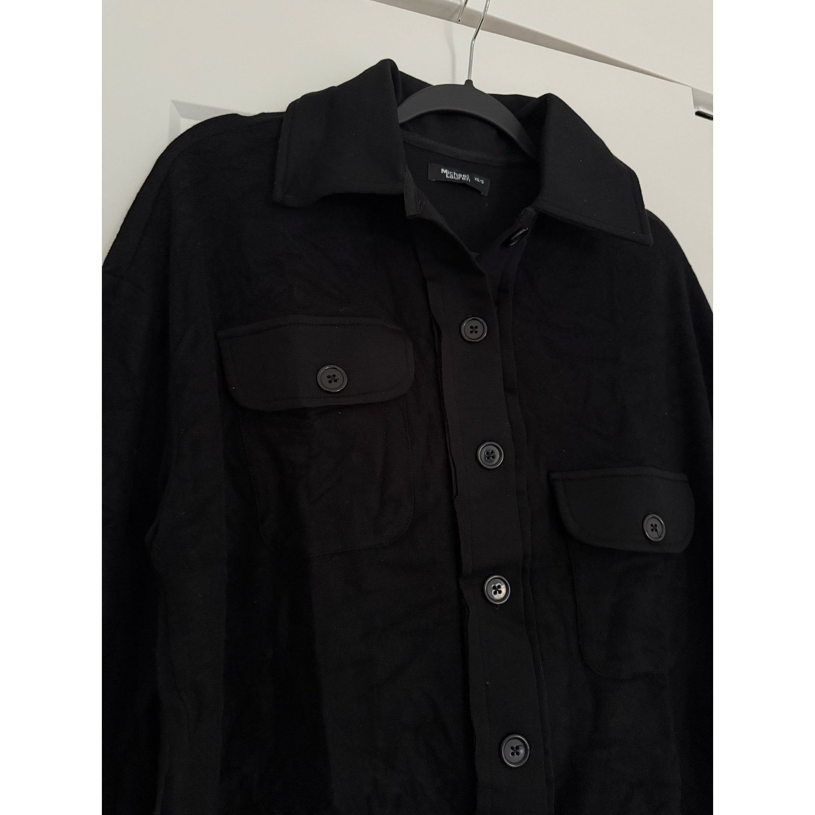 REVOLVE $174 New Michael Lauren Revolve Black Shacket - XS / S Size S / US 4 / IT 40 - 2 Thumbnail